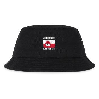 Greenland Is Not For Sale - Kids’ Bucket Hat - black - Front