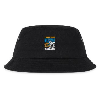 Snowboarding Snowboard Meeting Chairlift - Kids’ Bucket Hat - black - Front
