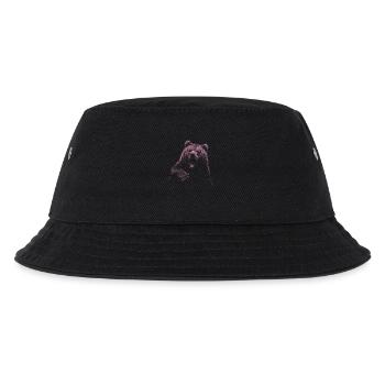 Grizzly Bear Randonnée Camping Ours brun vintage - Bob Enfant - noir - Devant