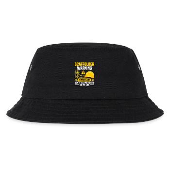  Scaffolding Planks Construction Worker Scaffold - Kids’ Bucket Hat - black - Front