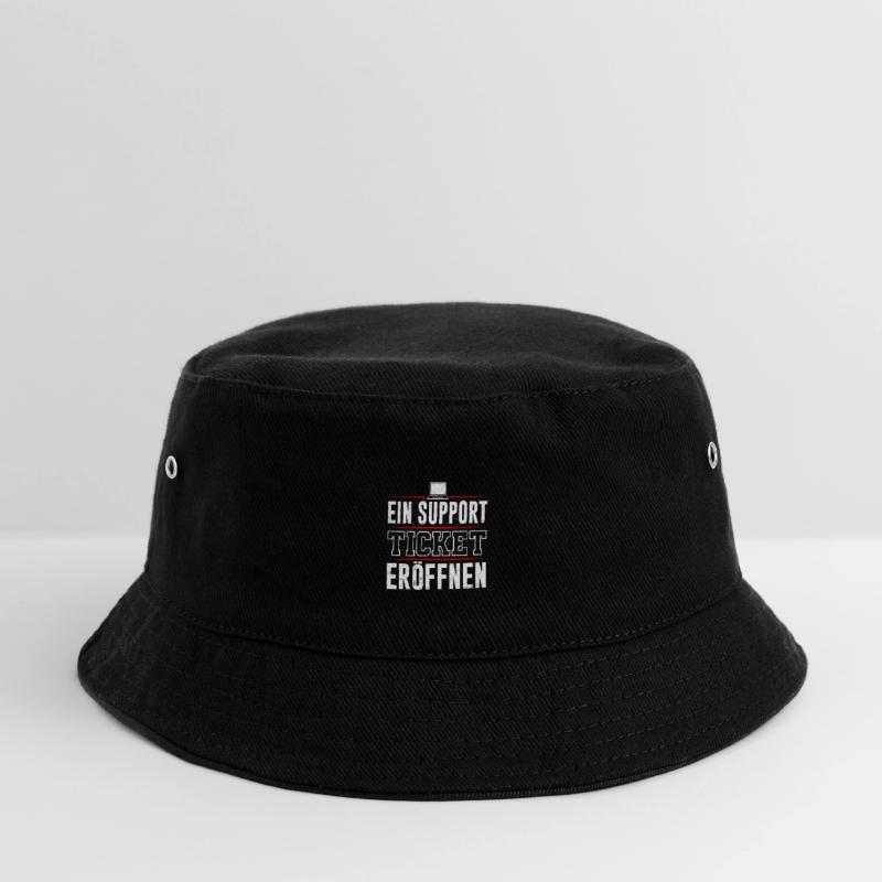 Coder EIN SUPPORT TICKET ERÖFFNEN LUSTIG Kinder Bucket Hat