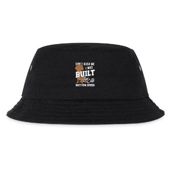 Warte Auf Mich, Ich Habe Kleine Beine - Kinder Bucket Hat - Schwarz - Vorne