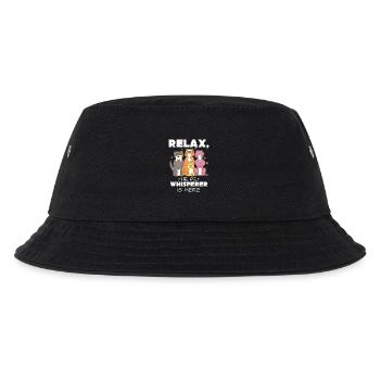 Relax, Der Tierflüsterer Ist Hier - Kinder Bucket Hat - Schwarz - Vorne