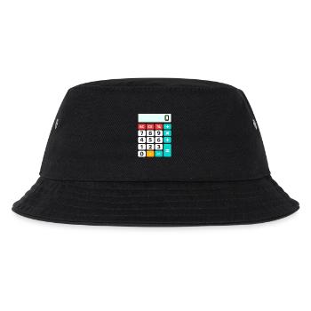 Calculatrice rétro de blocs de couleurs - Bob Enfant - noir - Devant
