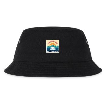 Grönland nicht zu verkaufen Eisbär - Kinder Bucket Hat - Schwarz - Vorne