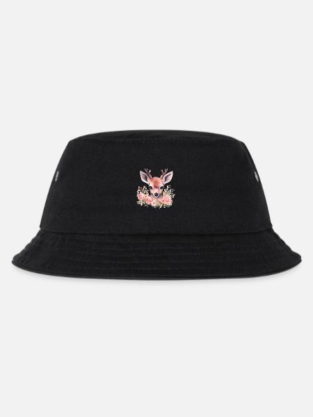Motif traditionnel de cerf et de biche pour costumes féminins – Traditionnel - Bob Enfant - noir