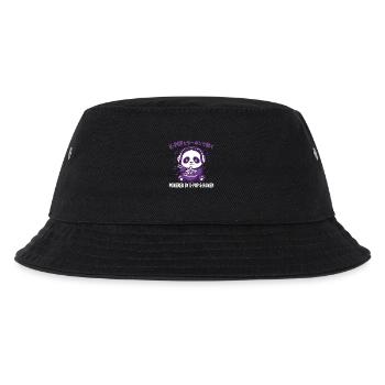 K-Pop zu Ramen De Ugoku angetrieben von K-Pop und Ramen - Kinder Bucket Hat - Schwarz - Vorne