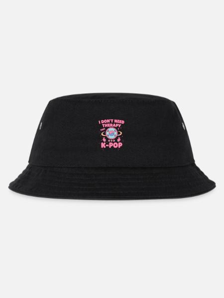 Ich brauche keine Therapie, Pop, K-Pop, koreanische Musikfans. - Kinder Bucket Hat - Schwarz