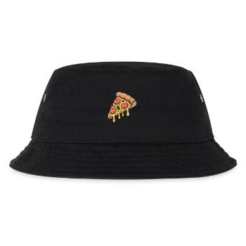 Pizza Pizzabäcker - Kinder Bucket Hat - Schwarz - Vorne