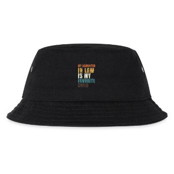 Schwiegertochter Lieblingskind Shirt - Kinder Bucket Hat - Schwarz - Vorne