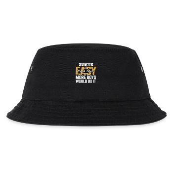 If It Was Easy – Power Leap Motif - Kids’ Bucket Hat - black - Front