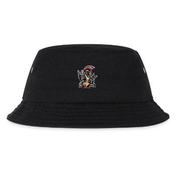 Schlange Rock and Roll Gitarrist - Kinder Bucket Hat - Schwarz - Vorne