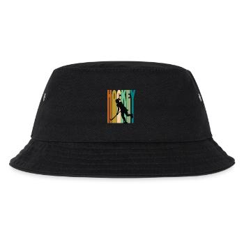 Feldhockey Damen Retro Vintage - Kinder Bucket Hat - Schwarz - Vorne