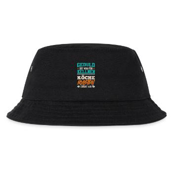 PATIENCE IS FOR WAITERS Funny - Kids’ Bucket Hat - black - Front