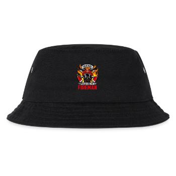 Feuerwehr - Kinder Bucket Hat - Schwarz - Vorne
