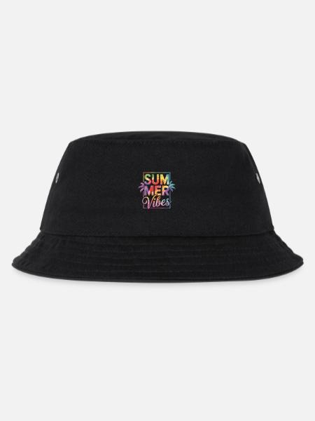 Summer Vibes - Kids’ Bucket Hat - black