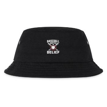 Christlicher Baseballspieler Bibelglaube Jesus Christus - Kinder Bucket Hat - Schwarz - Vorne