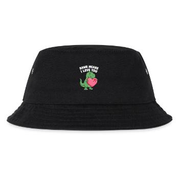Rawr signifie « Je t’aime » Mignon dinosaure T-Rex - Bob Enfant - noir - Devant