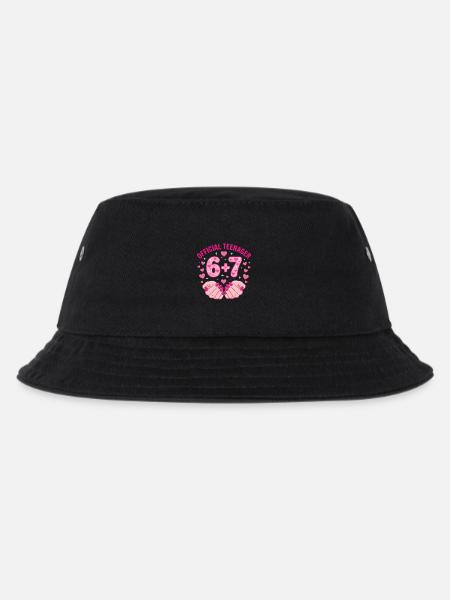 Offizieller 13. Geburtstag von Teenager 67 Hearts - Kinder Bucket Hat - Schwarz
