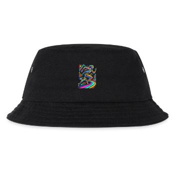 Läufer - Kinder Bucket Hat - Schwarz - Vorne