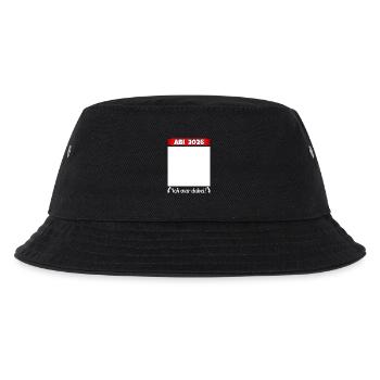 Abi 2026 Abitur Abschluss Gästebuch Abiturient - Kinder Bucket Hat - Schwarz - Vorne