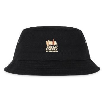 Poetry Slammed Quill Tee - Kids’ Bucket Hat - black - Front