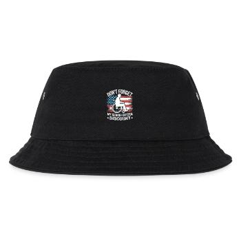 Älter Werden Lustig Senioren Motiv - Kinder Bucket Hat - Schwarz - Vorne