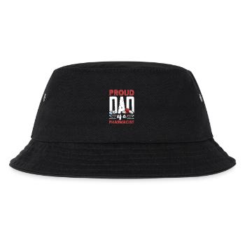 Stolzer Vater Eines Pharmazeuten - Kinder Bucket Hat - Schwarz - Vorne