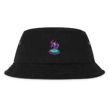 Trampolin Springer - Kinder Bucket Hat - Schwarz - Vorne