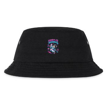 Null-G Zoomies | Astro Cat Space Humor - Kids’ Bucket Hat - black - Front