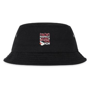 Apothekerin Mama Pharmazietechnikerin Mutter - Kinder Bucket Hat - Schwarz - Vorne