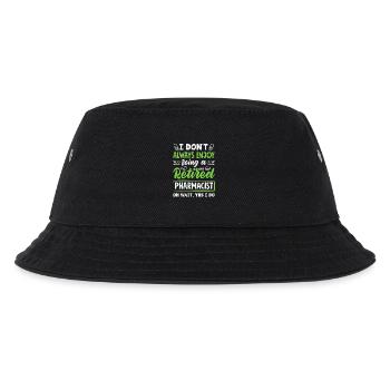 Genießen Sie Es, Ein Apotheker Im Ruhestand Zu - Kinder Bucket Hat - Schwarz - Vorne