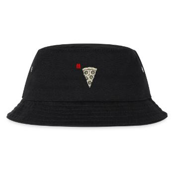 Pizza Asiatisch - Kinder Bucket Hat - Schwarz - Vorne