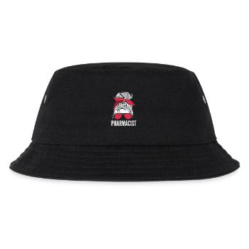 Messy Bun Pharmacist Pharmacist - Kids’ Bucket Hat - black - Front
