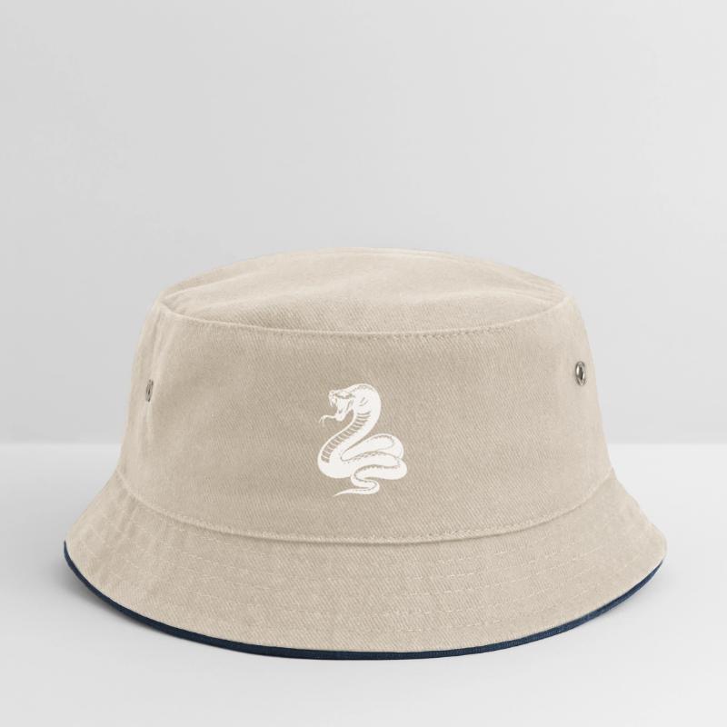 Snake Python Silhouette Kids’ Bucket Hat