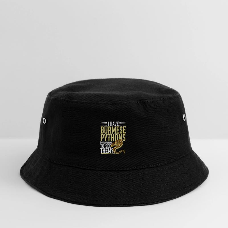  Burmese Python Hde Snake Stuffed Animal Reptile Kids’ Bucket Hat