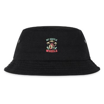 Tiny House My Castle On Wheels - Kinder Bucket Hat - Schwarz - Vorne
