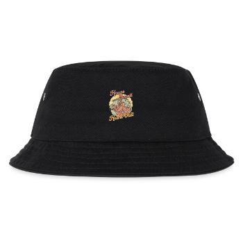 Tiny House Small Heart Full - Kinder Bucket Hat - Schwarz - Vorne