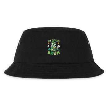 St. Patrick's Day Raccoon - Kids’ Bucket Hat - black - Front