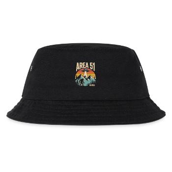 Area 51 Nevada UFO Retro Design - Kinder Bucket Hat - Schwarz - Vorne