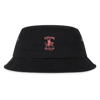 Motivational shirt for risk fans - Kids’ Bucket Hat - black - Front