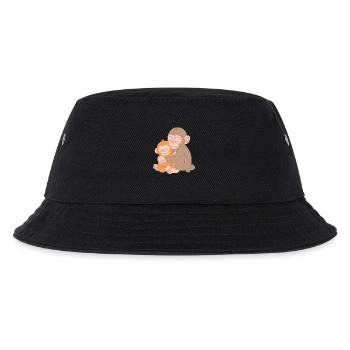 Étreinte entre singe et bébé - Bob Enfant - noir - Devant