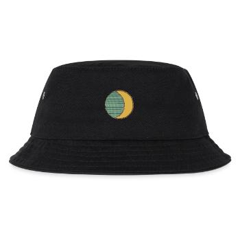 Mondsonne Tagundnachtgleiche Okkulte Ostersegen Frühling - Kinder Bucket Hat - Schwarz - Vorne