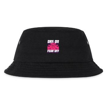 Autorennen Motorsport DRS On Fear Off - Kinder Bucket Hat - Schwarz - Vorne