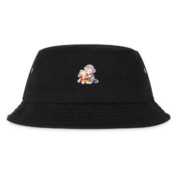 Cuddle Monkeys Embrace - Kids’ Bucket Hat - black - Front
