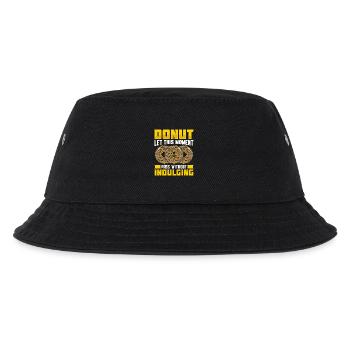Donut fast food - Kids’ Bucket Hat - black - Front