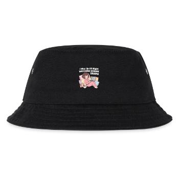 K-Drama Merchandise Koreanisches K-Pop Drama - Kinder Bucket Hat - Schwarz - Vorne
