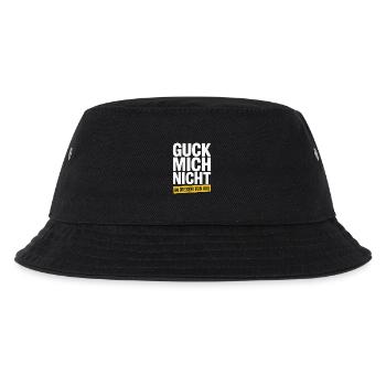 Guck Mich Nicht In Diesem Ton An Frech Büro Spruch - Kinder Bucket Hat - Schwarz - Vorne