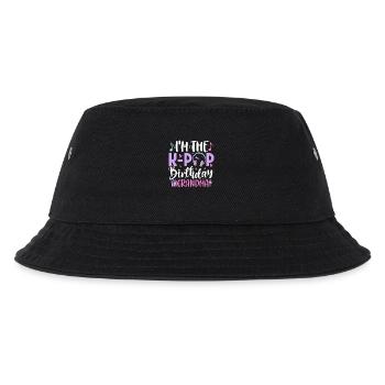 I'm The K Pop Birthday Grandma - Kinder Bucket Hat - Schwarz - Vorne