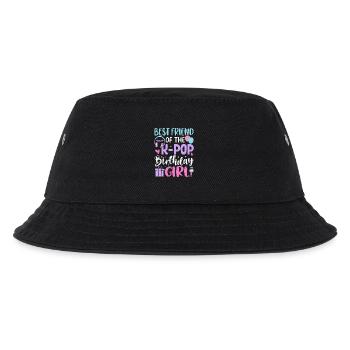 Best Friend Of The K Pop Birthday Girl - Kinder Bucket Hat - Schwarz - Vorne
